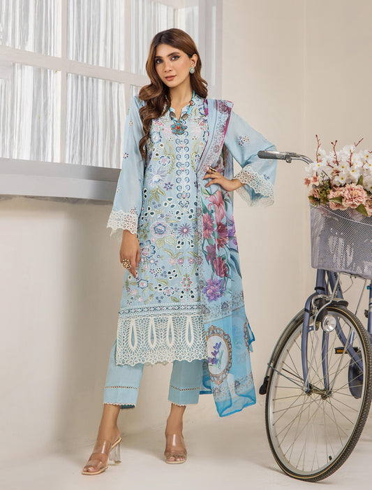 ZARA ALI MAYRA SEMI STITCHED'24-D03