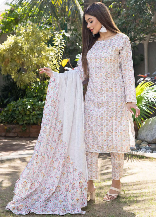 SALINA PRINTED LAWN | D-01