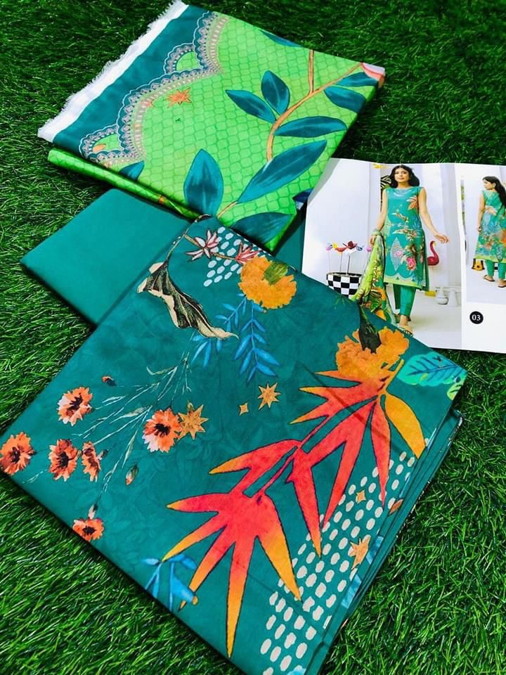 SALINA PRINTED LAWN | D-04