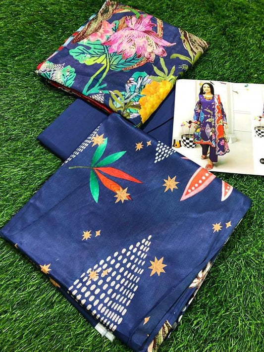 SALINA PRINTED LAWN | D-02