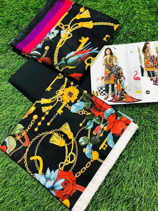 SALINA PRINTED LAWN | D-03