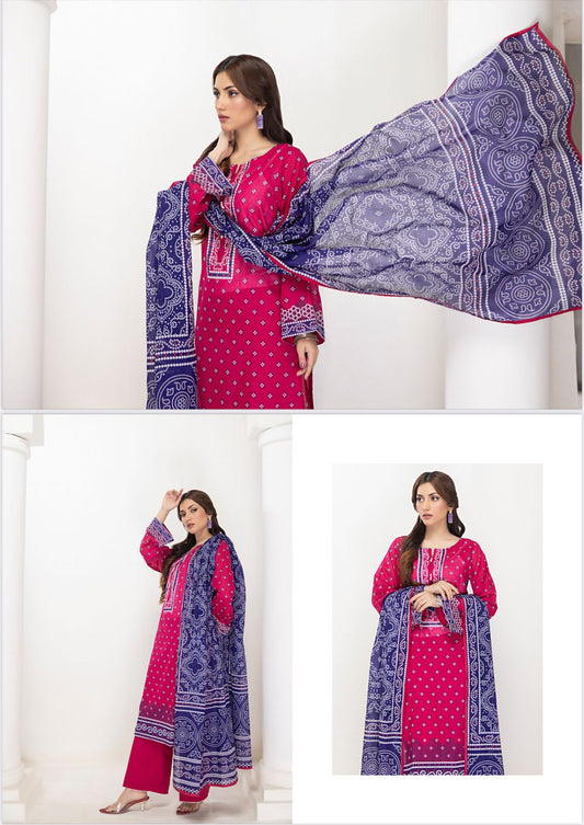 SALINA PRINTED LAWN | D-05