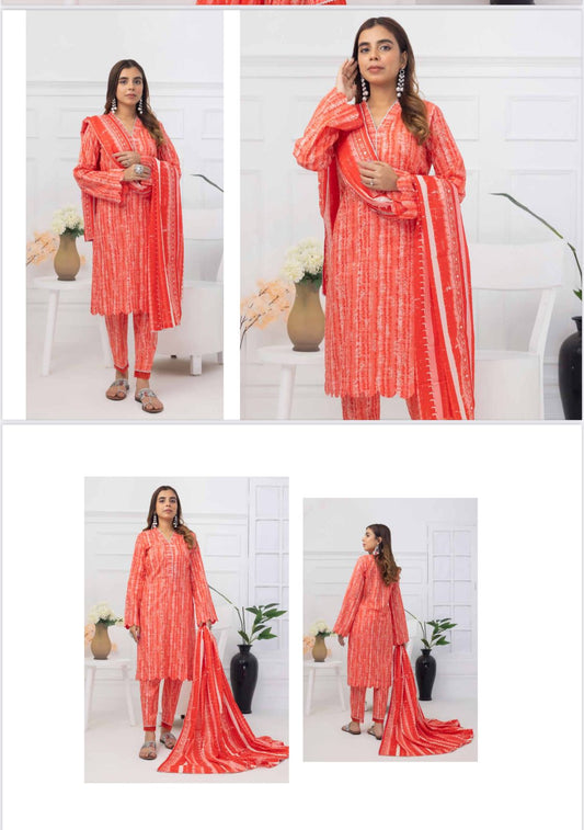 SALINA PRINTED LAWN | D-06