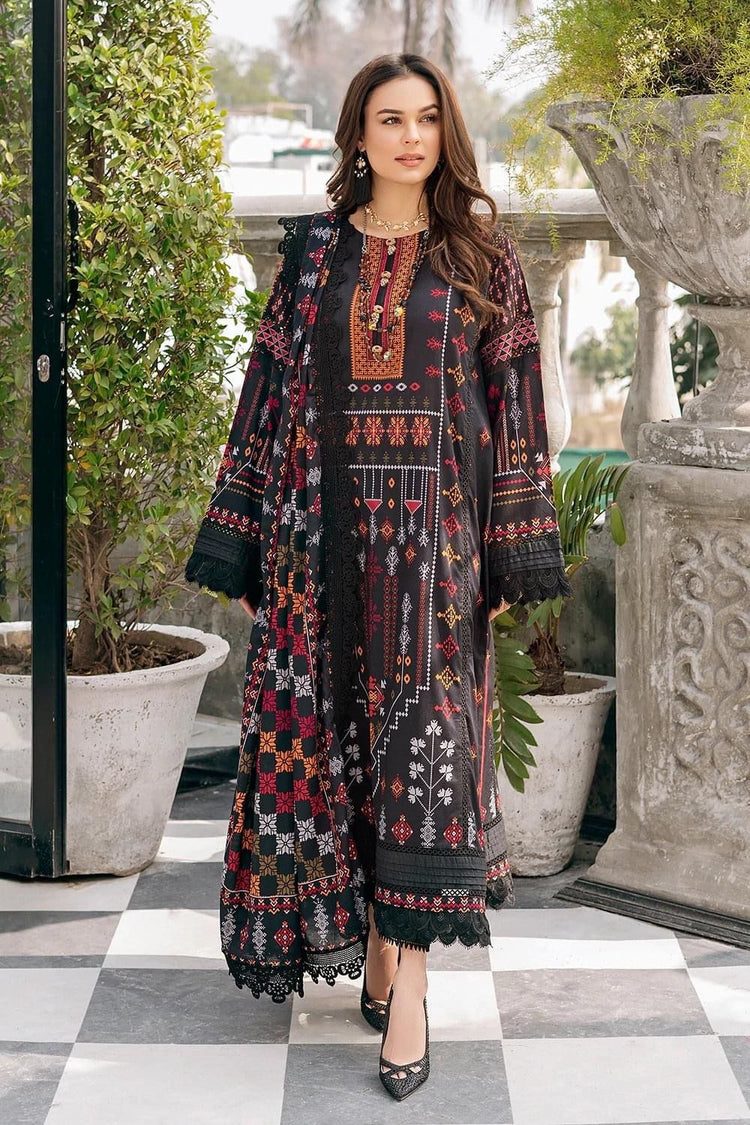 ITTEHAD PREMIUM  PRINTED LAWN | D-24