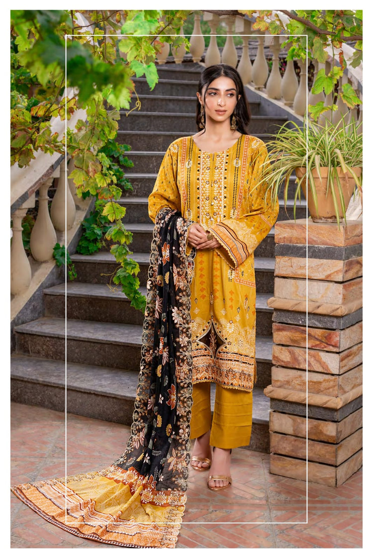 ZESH CUTWORK EMBROIDERED SERIES-DROP 06 | D-02