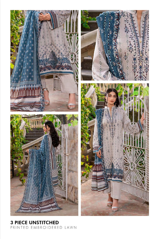 ZESH CUTWORK EMBROIDERED SERIES-DROP 06 | D-03