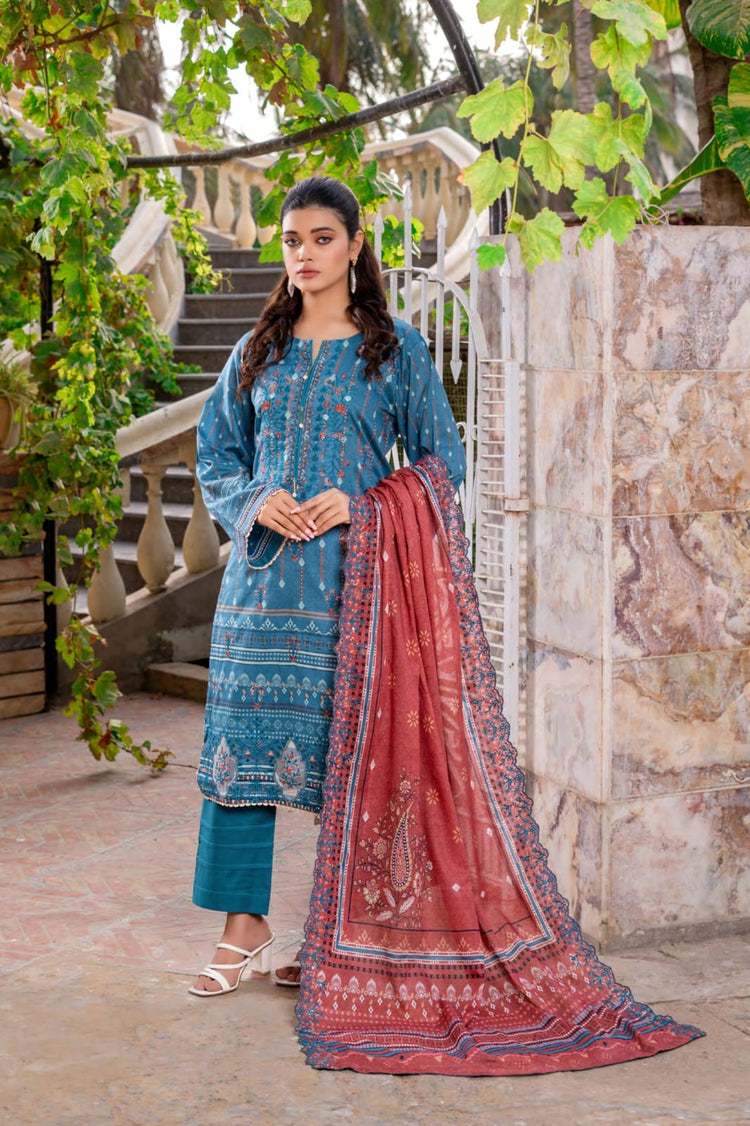 ZESH CUTWORK EMBROIDERED SERIES-DROP 06 | D-04