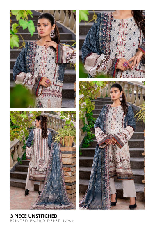 ZESH CUTWORK EMBROIDERED SERIES-DROP 06 | D-01