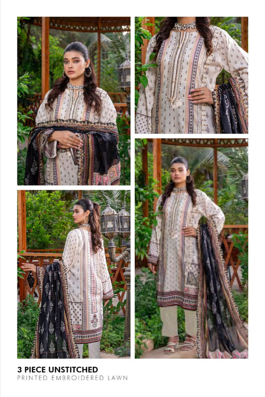 ZESH CUTWORK EMBROIDERED SERIES-DROP 06 | D-07