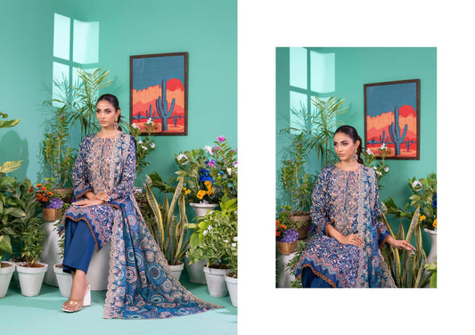 ZESH CUTWORK EMBROIDERED SERIES-DROP 07 | D-01