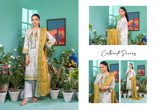 ZESH CUTWORK EMBROIDERED SERIES-DROP 07 | D-02