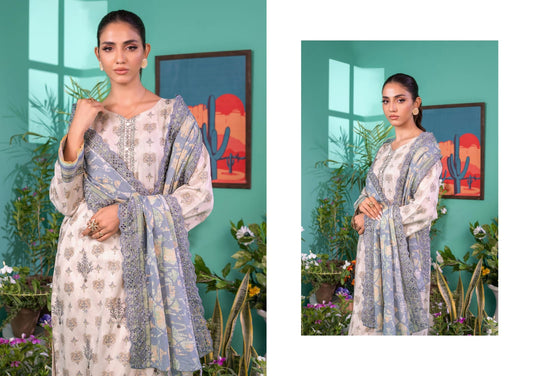 ZESH CUTWORK EMBROIDERED SERIES-DROP 07 | D-04