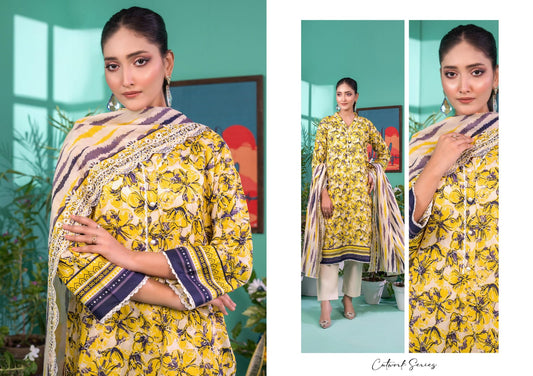 ZESH CUTWORK EMBROIDERED SERIES-DROP 07 | D-03