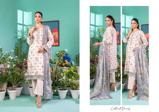 ZESH CUTWORK EMBROIDERED SERIES-DROP 07 | D-04