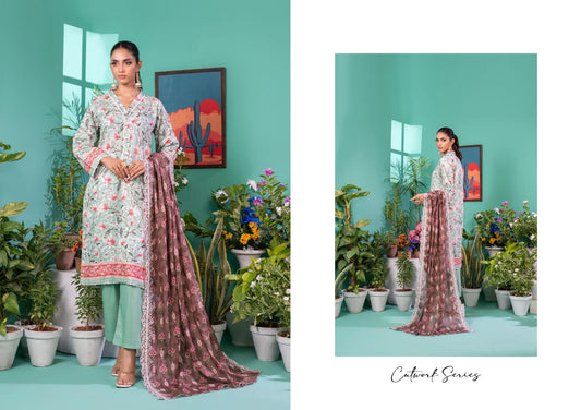 ZESH CUTWORK EMBROIDERED SERIES-DROP 07 | D-10