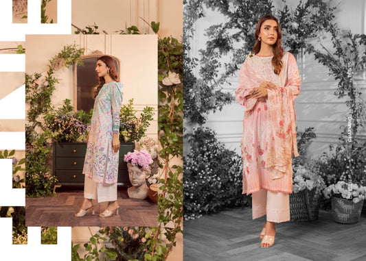 MEERA BY GULLJEE | EMBROIDERED LAWN | D-12