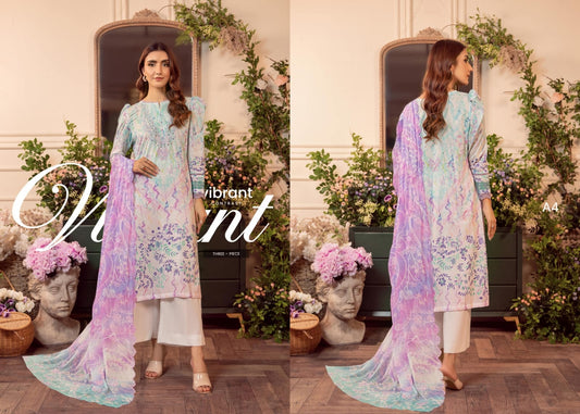 MEERA BY GULLJEE | EMBROIDERED LAWN | D-10