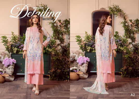 MEERA BY GULLJEE | EMBROIDERED LAWN | D-08