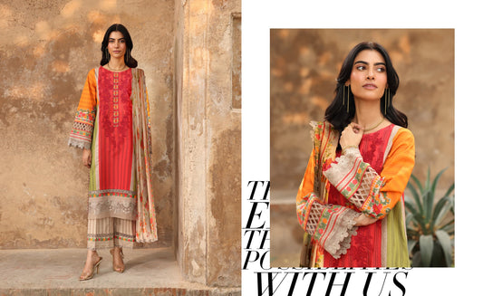 BASANT BY CHARIZMA LUXURY LAWN | D-08