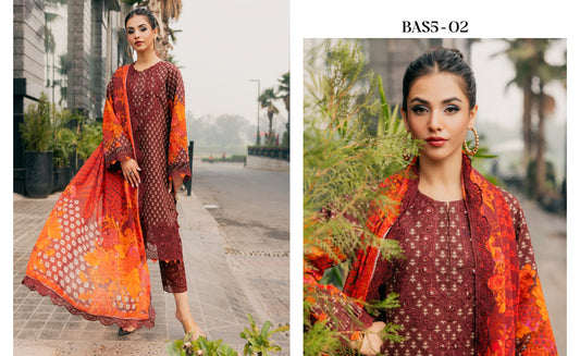 BASANT BY CHARIZMA LUXURY LAWN | D-09