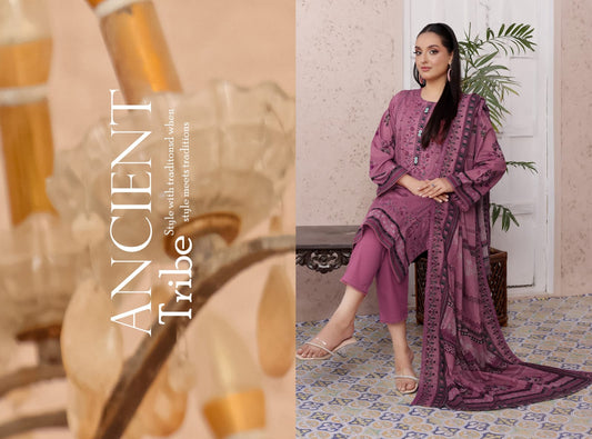 ARUSHA BY RANA ARTS UN-STITCHED 3PC | D-05