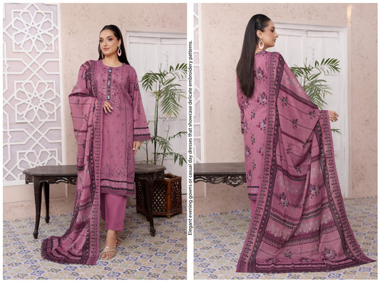 ARUSHA BY RANA ARTS UN-STITCHED 3PC | D-05