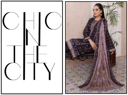 ARUSHA BY RANA ARTS UN-STITCHED 3PC | D-08