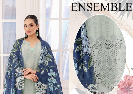 LAIBA BY RANA ARTS UN-STITCHED 3PC | D-01