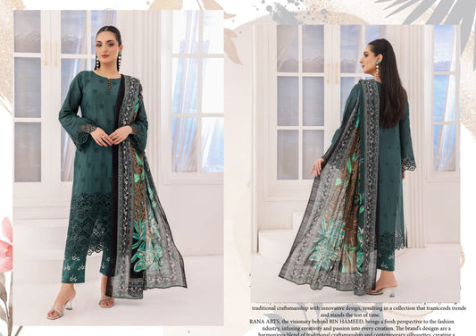 LAIBA BY RANA ARTS UN-STITCHED 3PC | D-05