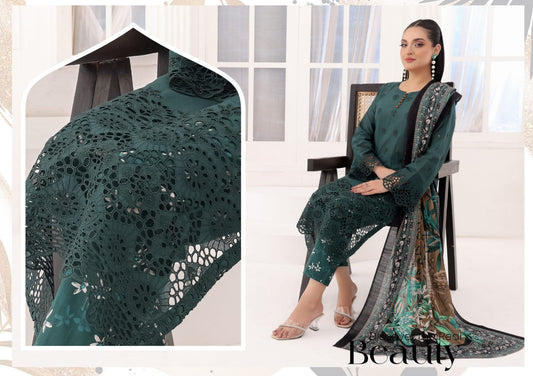 LAIBA BY RANA ARTS UN-STITCHED 3PC | D-05