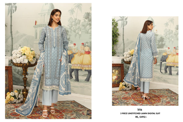 MAUSUMMERY LUXURY LAWN STITCHED | D-11