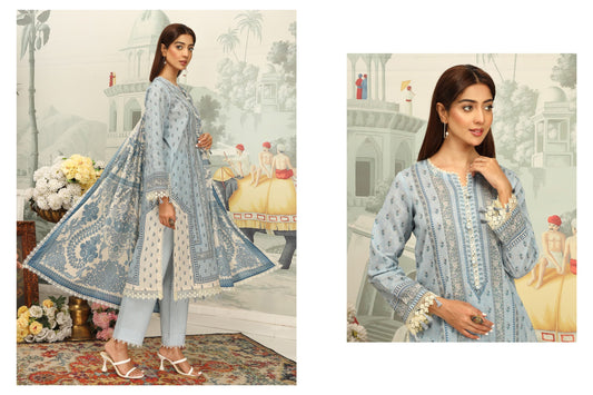 MAUSUMMERY LUXURY LAWN STITCHED | D-11