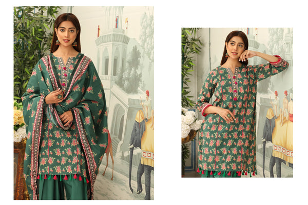 MAUSUMMERY LUXURY LAWN STITCHED | D-10
