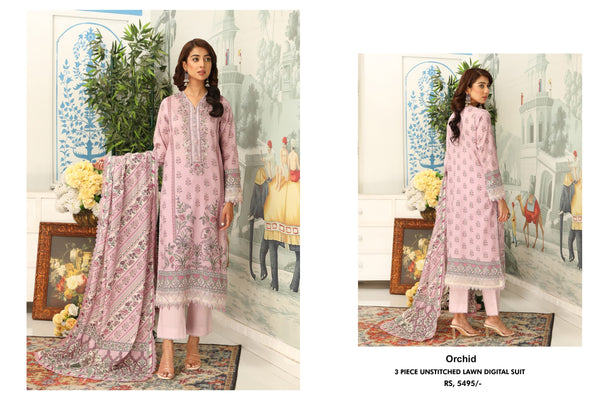 MAUSUMMERY LUXURY LAWN STITCHED | D-06