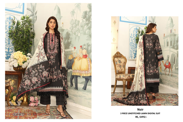 MAUSUMMERY LUXURY LAWN STITCHED | D-03