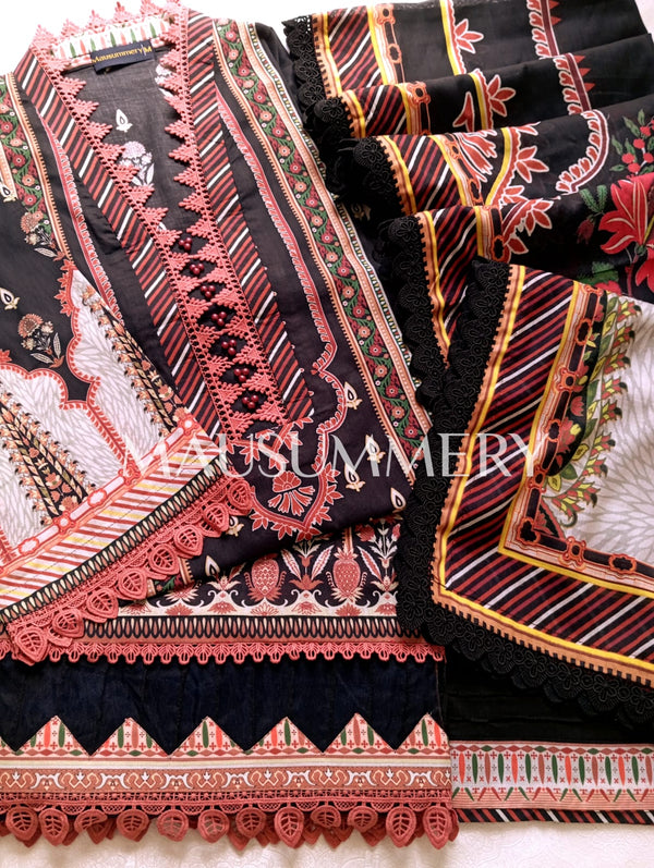 MAUSUMMERY PREMIUM LAWN STITCEHD | D-11