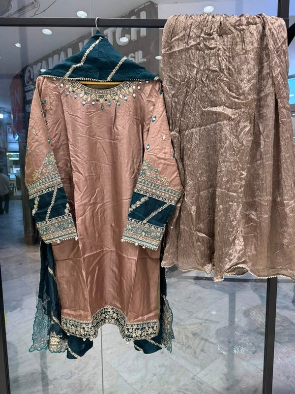 Heer Raw Silk Zoya Ahmed D-02 A