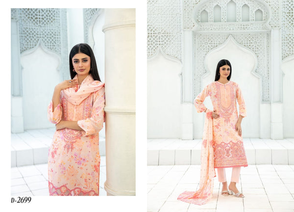 JAHZARA BY TAWAKKAL UN-STITCHED 3PC | D-09