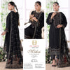 Mehri bin hameed rana arts luxury chiffon semi stitched -da 1491