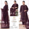 Mehri bin hameed rana arts luxury chiffon semi stitched -da 1552
