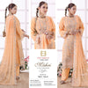 Mehri bin hameed rana arts luxury chiffon semi stitched -RAY 1549 )