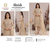 Abrish bin hameed rana arts chiffon collecton -ray 1652