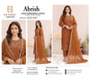 Abrish bin hameed rana arts chiffon collecton -ray 1687