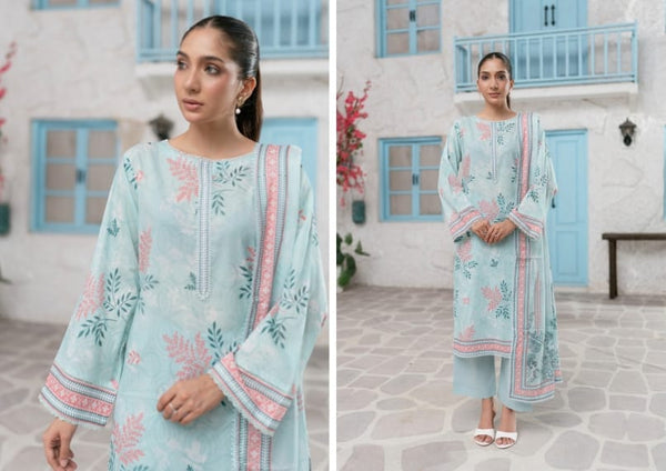 EASY BREEZY (VOL-3) BY ZARINEH UN-STITCHED 3 PC| D-2