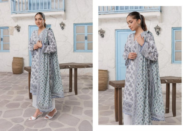EASY BREEZY (VOL-3) BY ZARINEH UN-STITCHED 3 PC| D-4