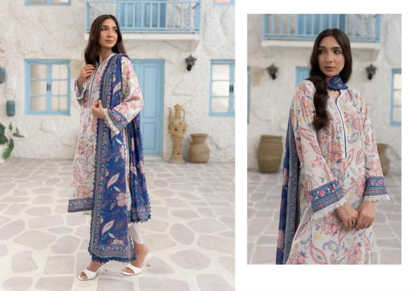 EASY BREEZY (VOL-3) BY ZARINEH UN-STITCHED 3 PC| D-6
