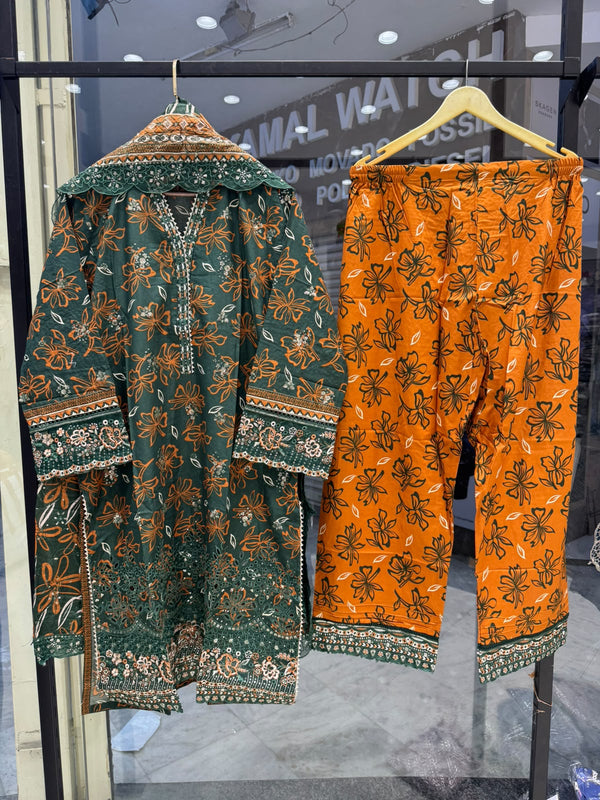 BIN SAEED LUXURY EMB LAWN D-04