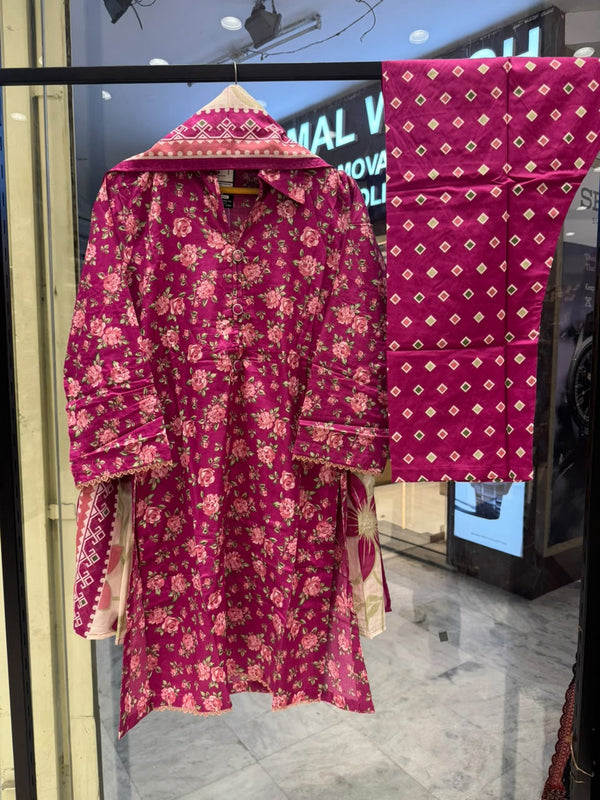 Zoyz ahmad casual prints D-06