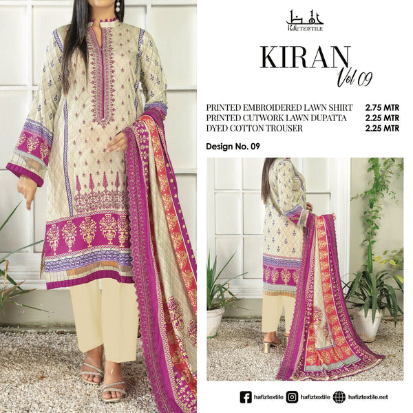 Kiran hafiz textile vol_9 collection- design-09