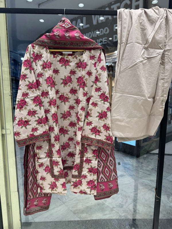 Bin Saeed Lawn Printed 100914 D-03